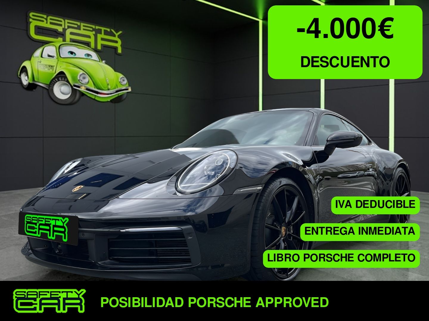 Porsche 911 Carrera 4 Coupe 283 kW (385 CV)